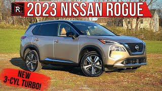 The 2023 Nissan Rogue Platinum Is A Luxurious Compact SUV With A New Turbo Engine [upl. by Ditter]