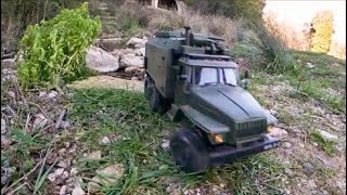 Run wpl B36 Ural rc truck 6x6 scale 116 [upl. by Rosamund]