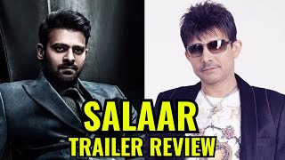 Salaar Movie Trailer Review  KRK [upl. by Cutler]