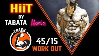 HiiT Workout music  4515 w TIMER  TABATAMANIA [upl. by Fulvia]