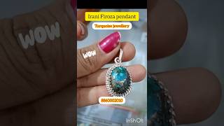 Irani Firoza pendant Turquoise jewellery youtubeshorts gemsstone youtube viralshorts [upl. by Oiralednac165]