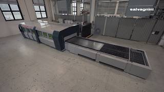 Salvagnini laser cutting L3 6020 fiber laser [upl. by Glinys]