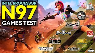 Intel Processor N97  Intel UHD Graphics 24EUs Alder LakeN  10 Games Gameplay Test [upl. by Ahseeyt]