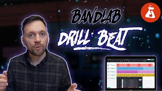 HOW TO MAKE A DRILL BEAT IN BANDLAB for beginners  💻🎧 [upl. by Eberta]