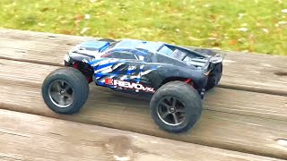 Playing with my Traxxas E Revo 116 vxl [upl. by Amorete657]