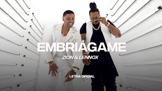 Zion amp Lennox  Embriágame Lyric Video  CantoYo [upl. by Esma]