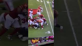 Buccaneers cornerback Bryce hall 34 injured on this play injury nfl [upl. by Ordnas]