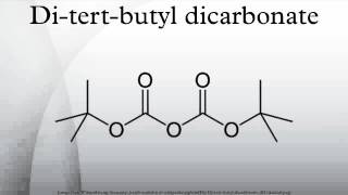 Ditertbutyl dicarbonate [upl. by Bahner]