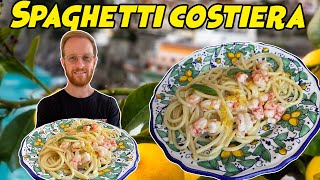 SPAGHETTI COSTIERA  GAMBERI E LIMONE [upl. by Klepac614]