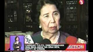 Caridad Tulfo Dinespensahan ang mga anak na sina Ben Raffy at Erwin [upl. by La Verne]