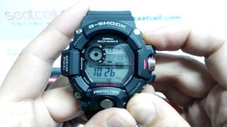 Casio Gshock Rangeman GW94001DR inceleme ayarlama [upl. by Kam]