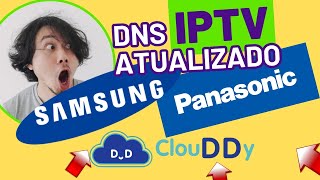 Novo DNS 2024 IPTV Samsung  Panasonic antigas aplicativo Clouddy [upl. by Eillas836]