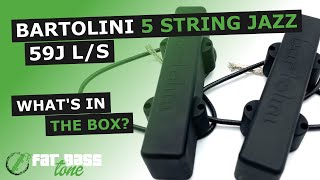 Bartolini 59J1 LS Jazz Bass® Pickup Set What’s In The Box A CloseUp Look [upl. by Maitilde]