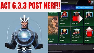 HOW TO BEAT ACT 633 POST NERF  MCOC [upl. by Holmes427]