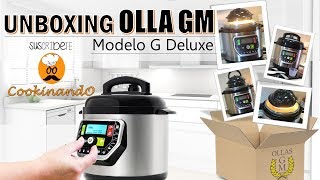 ¿COMO FUNCIONA LA NUEVA OLLA GM G DELUXE UNBOXING COMPLETO [upl. by Caspar]