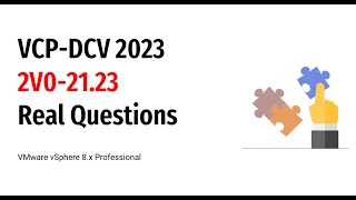 2V02123 VMware vSphere 8x Professional Exam Questions [upl. by Yllehs]