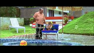 My Big Father Malayalam Movie  Malayalam Movie  Guinness Pakru  Resting Near Swimming Pool  HD [upl. by Ruhtua]