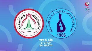 TFF 3 Lig 3 Grup  Karaköprü Belediye Spor  Belediye Kütahyaspor [upl. by Amii755]