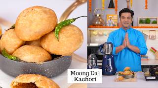 Khasta Kachori Recipe  Moong Dal Kachori Halwai Style Moong Dal Ki Kachori Crispy DalPuri [upl. by Asirahc264]