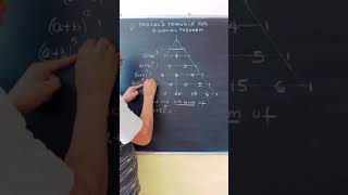 Binomial Expansion using Pascals triangle Shorts [upl. by Boyd748]