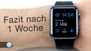 Apple Watch Sport  Fazit nach 1 Woche  Was taugt Apples Uhr [upl. by Avilla]