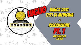 NUOVA BANCA DATI MEDICINA  LUGLIO 2024  LIVE QUIZ SOLUZIONI  SECONDA SESSIONE  PARTE 1 [upl. by Eatnoed]