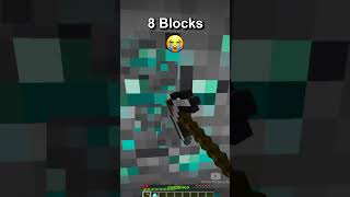 Minecraft 1 Block vs 100 Blocks Diamonds 😰😰😰 [upl. by Flor]