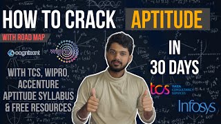 How to Crack Aptitude in 30 Days  Placement Aptitude  With Roadmap and Free resources link  Tamil [upl. by Furlong853]