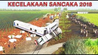 Membuat Ilustrasi Kecelakaan KA Sancaka Tahun 2018 [upl. by Maillw]