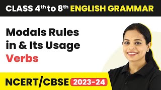 Modals Rules in English Grammar and Its Usage  Verbs  Class 4th to 8th English Grammar [upl. by Cicely]