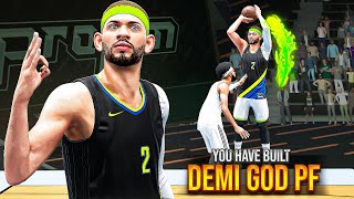 my NEW DEMIGOD PFBACKEND BUILD vs NBA2KLEAGUE CHAMP in COMP PROAM [upl. by Francklyn905]