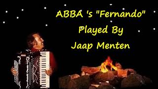 Jaap Menten Plays ABBA s quotFernandoquot On His Accordion 1976 [upl. by Toddy]