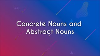 Concrete Nouns and Abstract Nouns  Brasil Escola [upl. by Tayler]