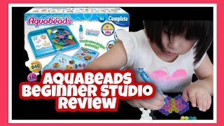 Aquabeads Beginner Studio Review  Fun Activity Ideas for Kids [upl. by Ahseined532]