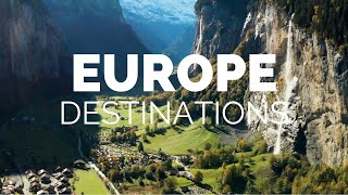 25 Most Beautiful Destinations in Europe  Travel Video [upl. by Annayak]