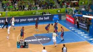 Highlights SloveniaFrance EuroBasket 2013 [upl. by Barbuto717]