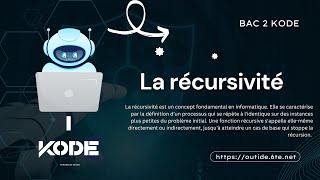 la récursivité facile  Niveau BacTN [upl. by Aruon]