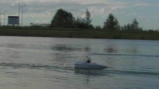 RC boat Jet Sprint brushless by Yoggi [upl. by Annaul]