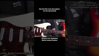 GROOVE LINE Heatwave Guitar Lesson Preview FULL TUTORIAL LINK IN VIDEO DESCRIPTION [upl. by Turnheim268]