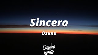 Ozuna  Sincero Letra [upl. by Pember]