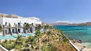 Aeonic Suites amp Spa  Mykonos newest 5star boutique hotel full tour in 4K [upl. by Winnick]