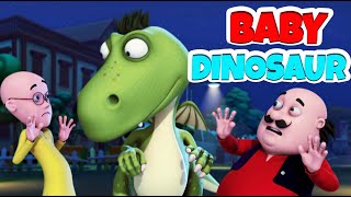 BABY DINOSAUR  MOTU PATLU  Season 1  EP 04  Kids Only [upl. by Alanah]