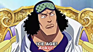 Aokiji  ICE AGE   One piece   Edit Aokiji 🧊❄ fy edit inscrevase anime fyp animation [upl. by Akzseinga]