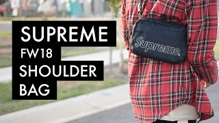 SUPREME FW18 Shoulder Bag  OnBody [upl. by Yearwood45]