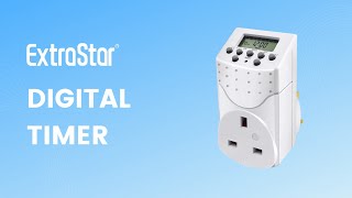 ExtraStar Digital Timer EMT757 Setup Guide  Program Your Home Appliances with Ease [upl. by Roxie182]