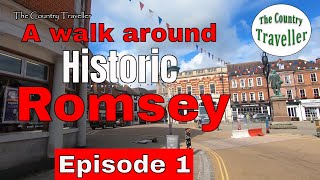 Historic Romsey  a narrated walk around the town centre 2022  Episode 1 Englishhistoricwalks [upl. by Nauh]