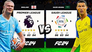 PREMIER LEAGUE vs SAUDI LEAGUE in FC24 🔥 [upl. by Simpson]