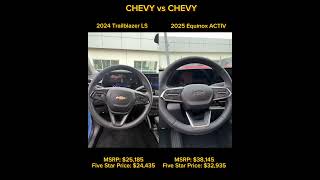 Chevy vs Chevy fivestarchevrolet chevyvschevy equinox trailblazer chevrolet dallas texas [upl. by Ahsiekal]