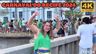 PRÉ CARNAVAL DO RECIFE  PE 2024 [upl. by Josephina]