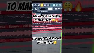 Making beats should I make a song to this beat beatmaker flstudiotutorial glorilla [upl. by Neenej]